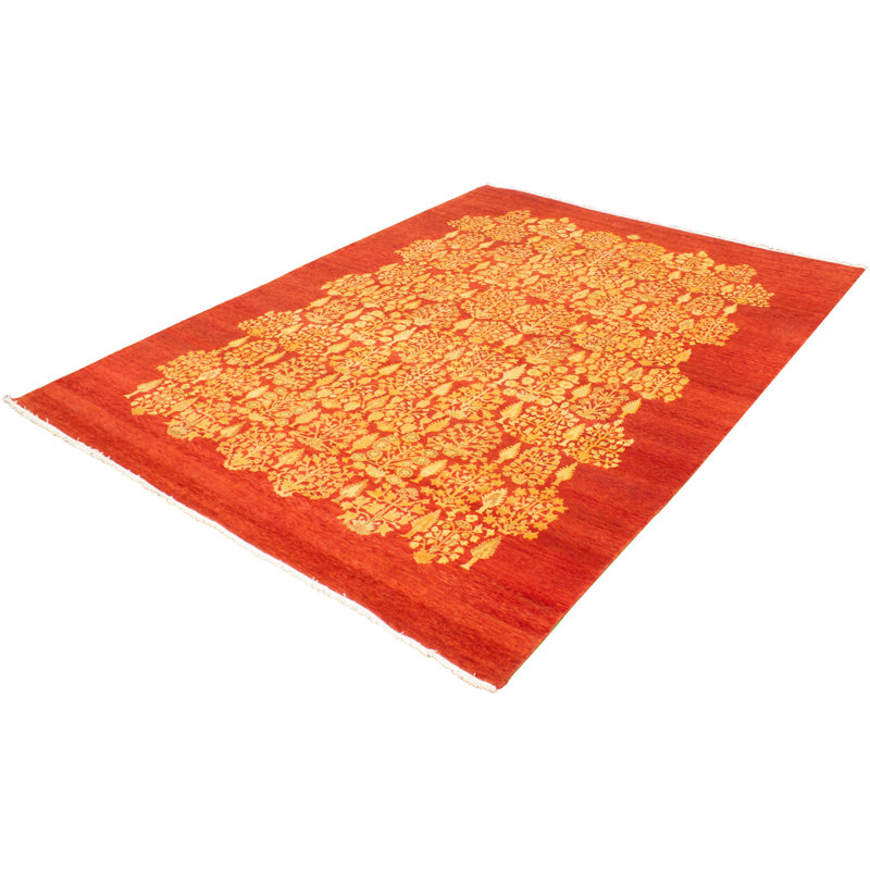 Tapis décoratif en laine noué à la main de conception unique 8 pi 10 po x 12 pi 3 po Buckaloos 18/20 de New Age Pak meilleur