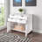 Holthaus Mobile Cabinet With 4-Drawer and 2-Door in White Finish, 26.03'' H X 31.89'' W X 15.74'' D-2097489804