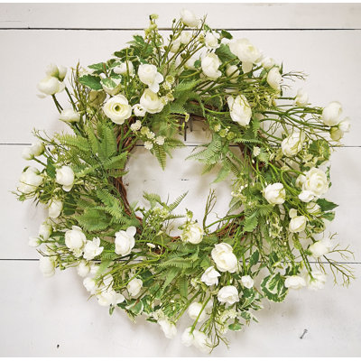 Faux Fir Silk 22'' Wreath