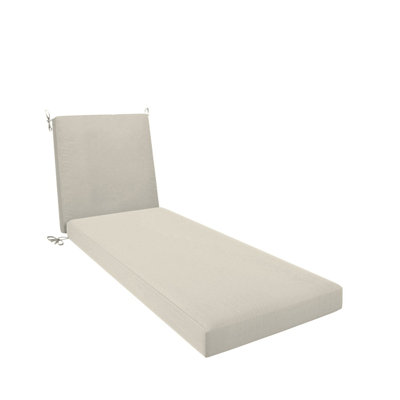 Chaise Lounge Cushion, 24 X 78 X 3.5", Premium Memory Foam Core With Boxed Edge, Sunbrella Fabric, Patio Cushion For Chaise Lounges