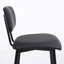 Upholstered Counter Stool with Metal Frame-271538345