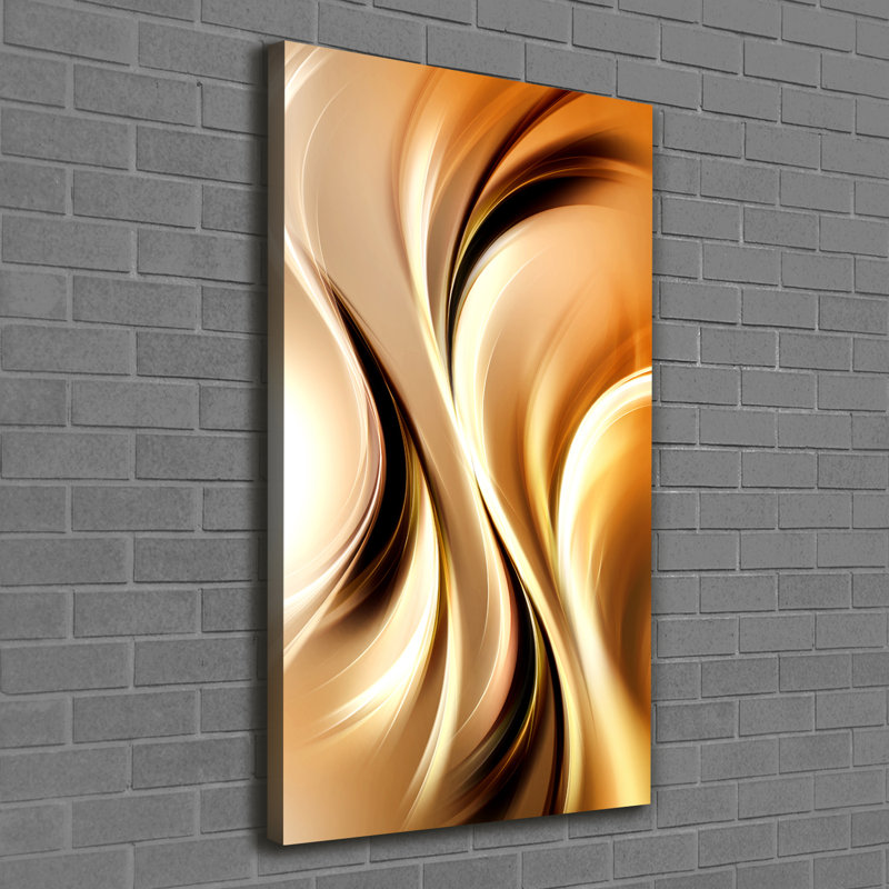 Abstract Waves - Wrapped Canvas Print