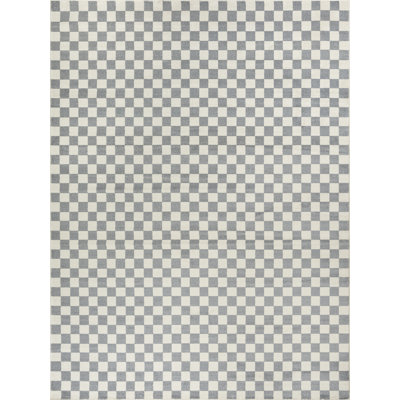 Tapis d'intérieur moderne ivoire Ebern Designs Delfina