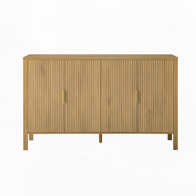 Armoire de rangement 57,5 po Modern, Naturel