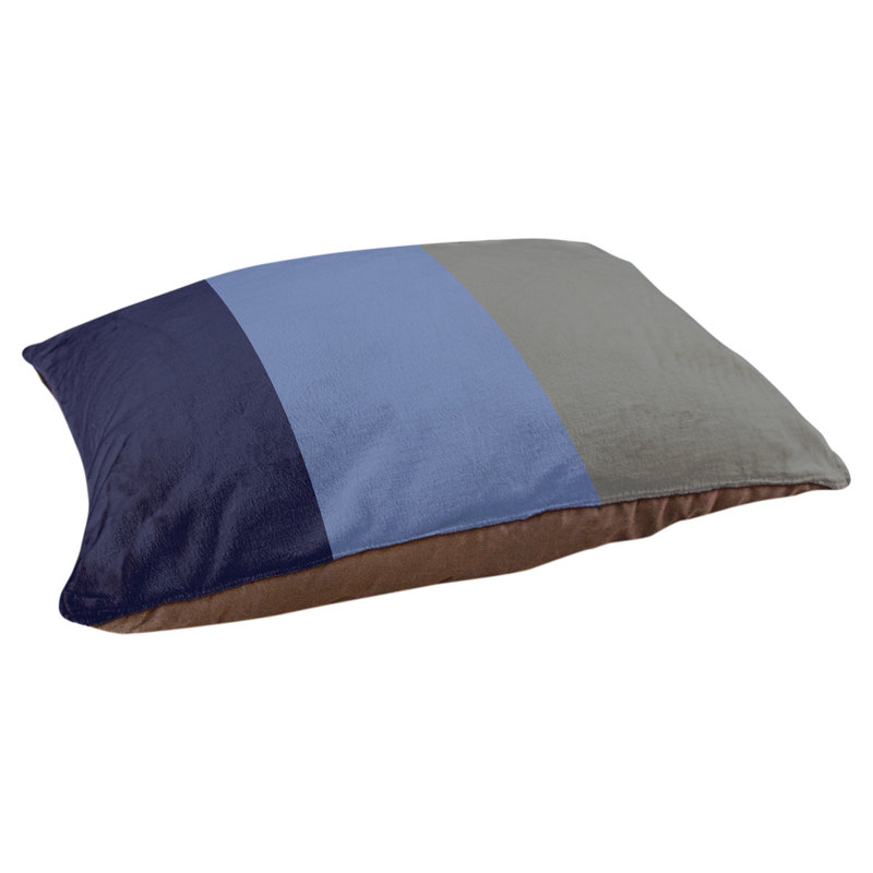 Oreiller Memphis, Très grand (l 50 po x P 40 po x H 17 po), Bleu marine basketball / bleu basketball / gris ba