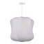 Luminaire suspendu moderne en tissu blanc minimaliste pour le salon