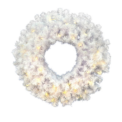 Alayah Artificial Crystal White Wreath