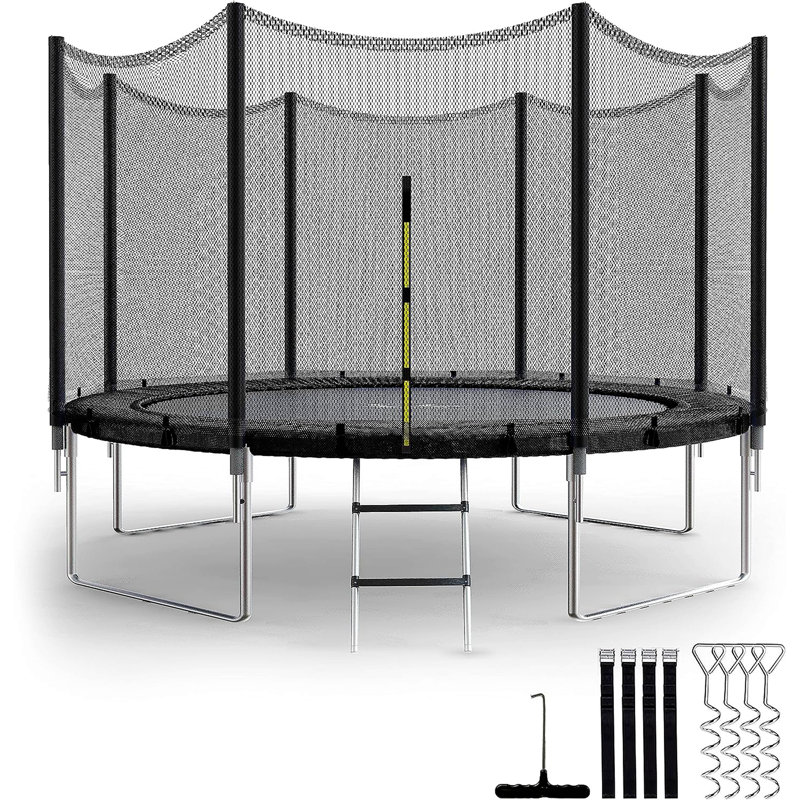 Creationstry 8.5' x 8.5' Round Backyard Trampoline