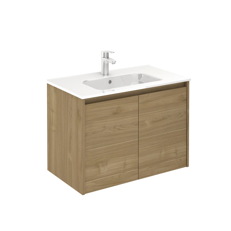 Mallie 32'' Single Bathroom Vanity with Ceramic Top
