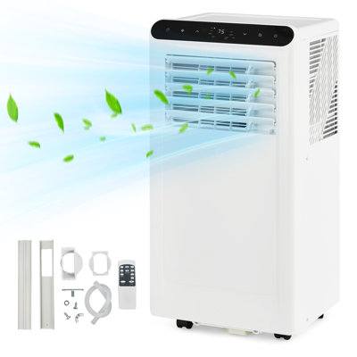10000 BTU Portable Air Conditioner 3-in-1 AC Cooling/Dehumidifier/Fan 350 Sq.Ft Quiet Remote Window Kit