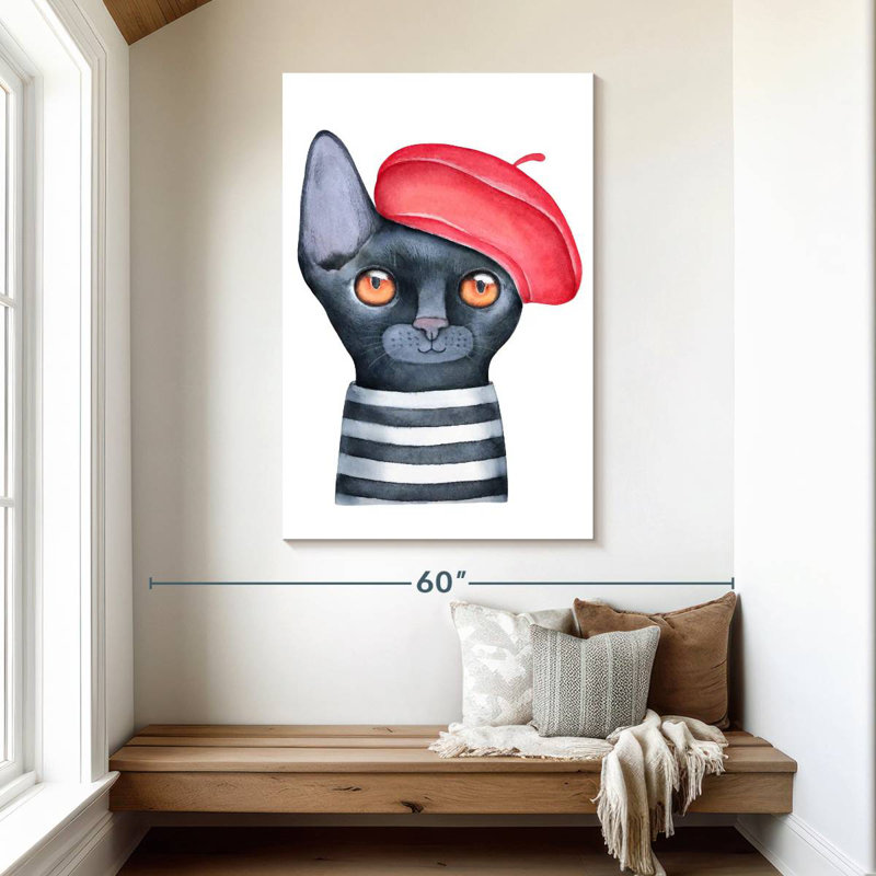 Brampt Fancy Cat, 48" H x 32" W