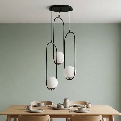 Laiken 3-Light Adjustable Modern Cluster Globe Pendant