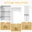 Armoire à pharmacie murale 36 po x 28 po, armoire de rangement murale moderne avec 2 miroirs-22341808