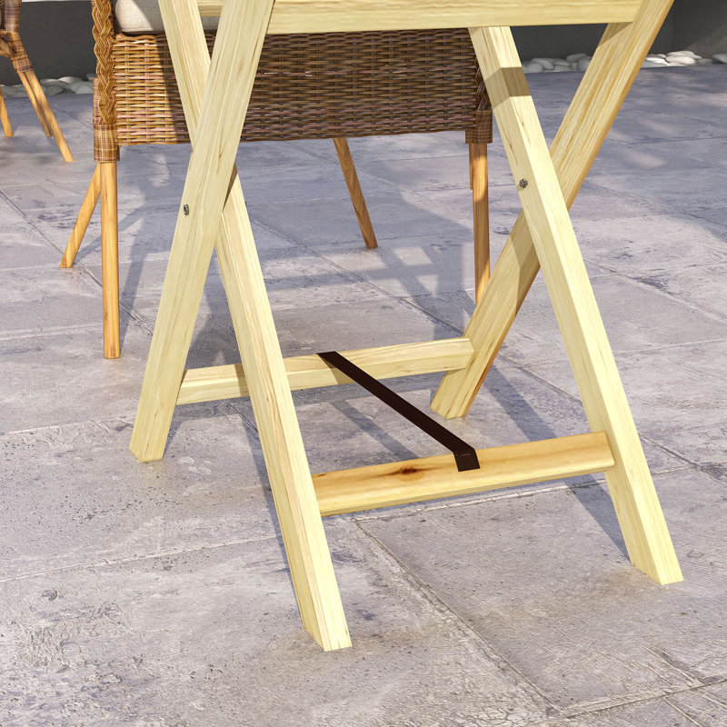 Rectangular 2 - Person 53Cm Outdoor Side Table