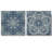 Mandala Variety " Navy Blue Floral Patterns Mandala Wall Art Pictures " 2 - Pieces-88315117