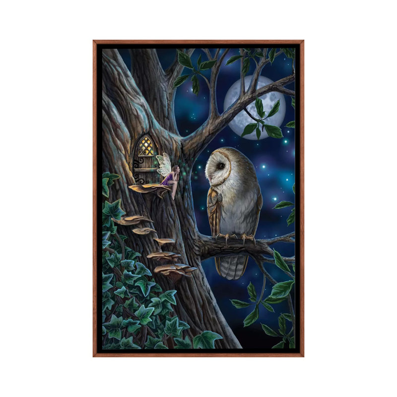 « Fairy tales » par Lisa Parker-impression d’art graphique, H 48 po x l 32 po x P 1,5 po, Toile avec cadre en bois classique