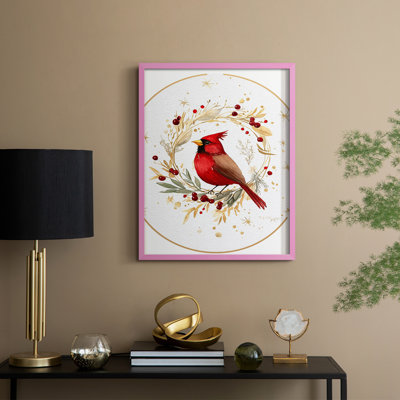 «Christmas Holiday Art CML XXII», reproduction encadrée - bois massif