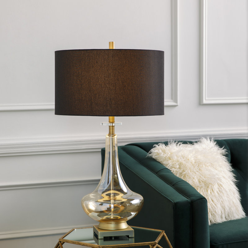 Lampe de table Romeshia, Noir