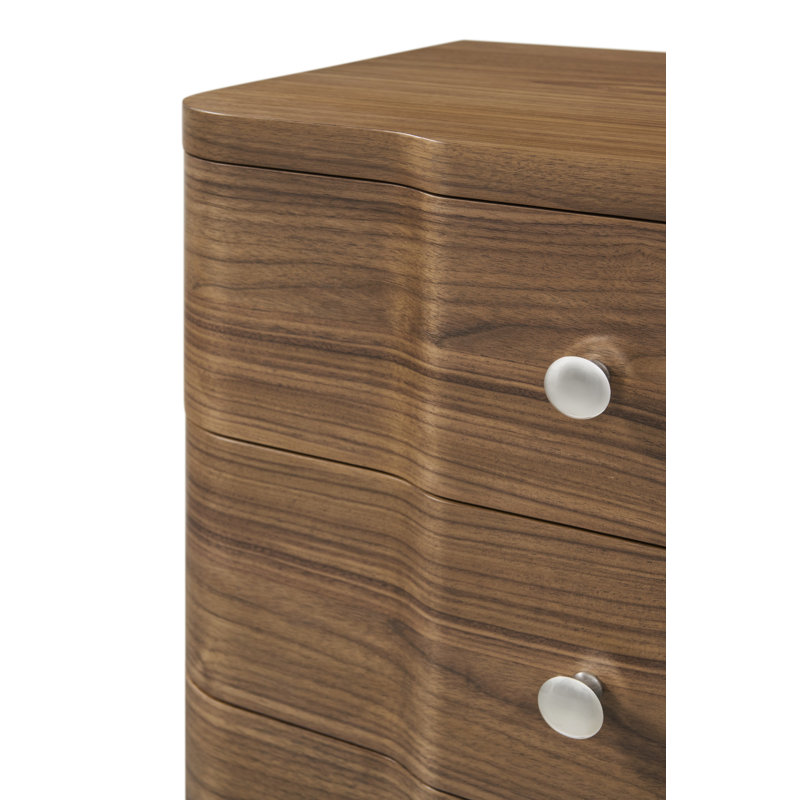 Spencer Coronet 3 - Drawer Nightstand, 26" H x 26" W x 20" D