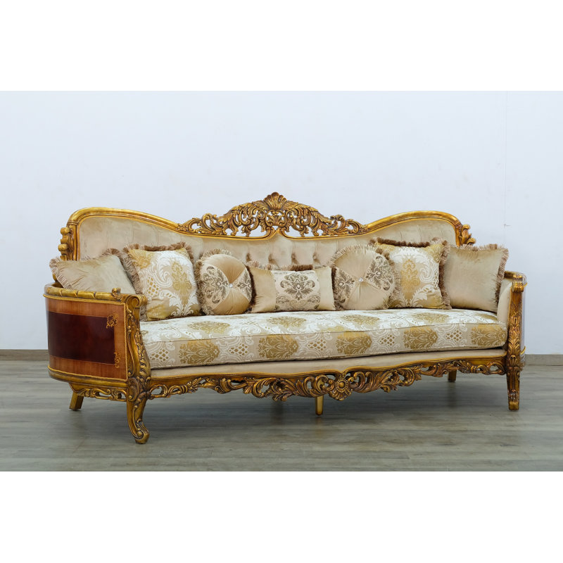 Maggiolini Sofa, Gold/Beige/Light Brown, Dark Gold