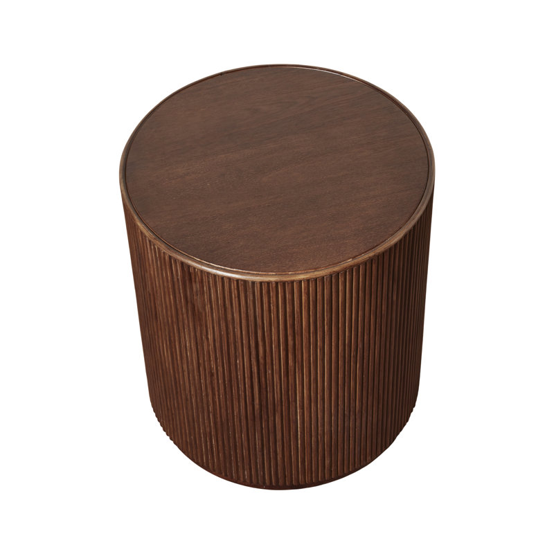 Gabriella Side Table, Dark Brown