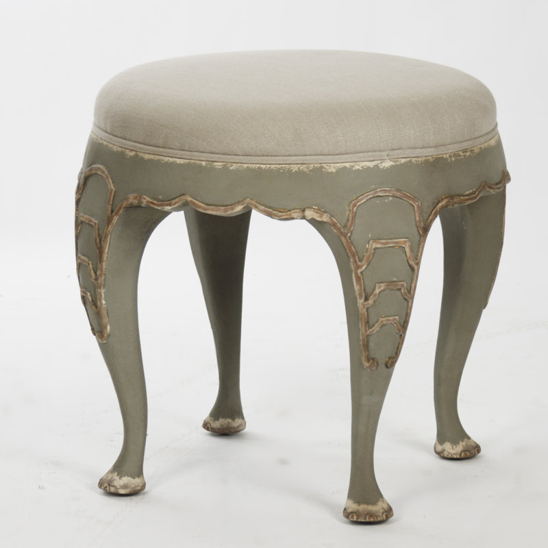 Leo Upholstered Accent Stool