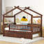 Lit en bois avec lit gigogne simple-118028850-118028851