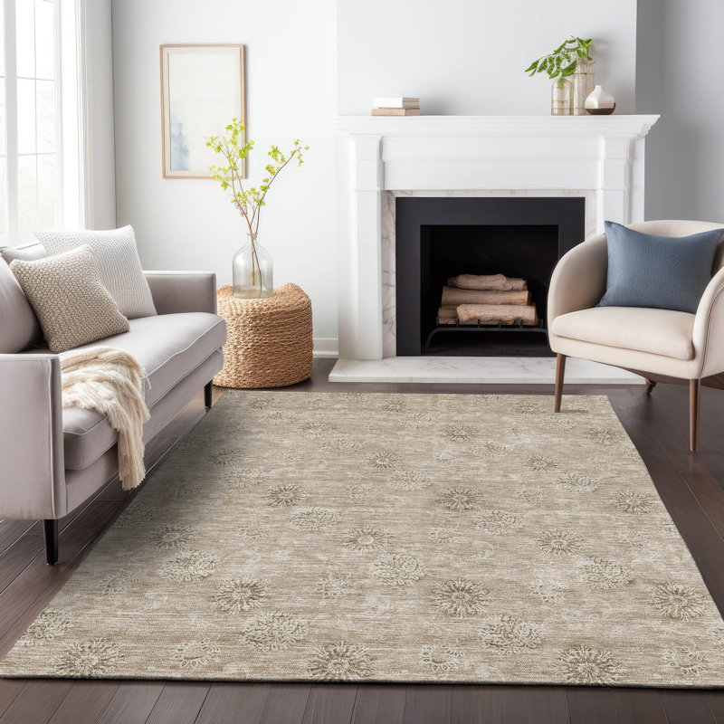 Tapis d'entrée antidérapant Leis, Rectangle 2'6" x 3'10"