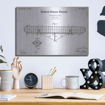 «Navigable Balloon Blueprint Brevet White» par Patents