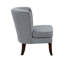 Fauteuil d'appoint contemporain capitonné à boutons