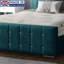 Chico Upholstered Velvet Bed-1784265333-1784265356
