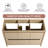48'' Single Bathroom Vanity Base Without Top