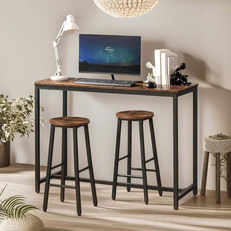 Siljan 2PC Bar Stools 65CM High