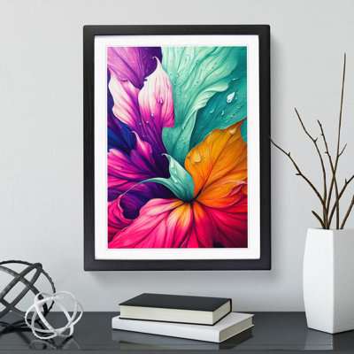 Vibrant Flowers No.8 - Single Picture Frame Print