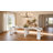 24.9"-120" L X 35.4" W X 30" H Extendable Solid Wood Dining Table