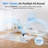 MOOKA  Air Purifiers for Home Large Room 1095 sq. ft. with H13 HEPA Filter, White