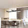 LED Pendant Light 1-Bulb Dimmable With Remote Control Music Symbol Design Ivy