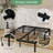 10 Inch Heavy-Duty Steel Platform Bed Frame, Strong Support, Quiet, Storage Space, Black-321570072-321570069