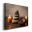 Impression sur toile Zen Balance Stones and Candles