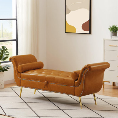 Banc de rangement rabattable