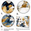 Harmonie d'hibiscus bleu et blanc - art mural floral grand-1536902228-1536902209