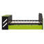 Lit de jour en bois pleine grandeur avec lit gigogne simple, bureau et USB, vert-117580733