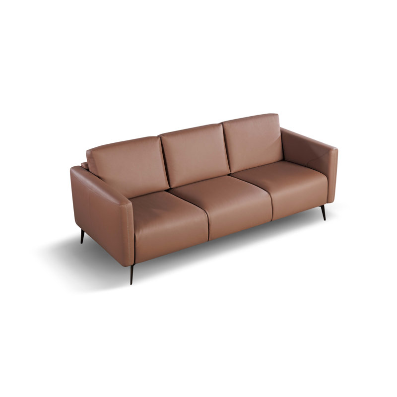 Kadmiel 81" Genuine Leather Sofa