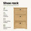 3 Pair Shoe Rack