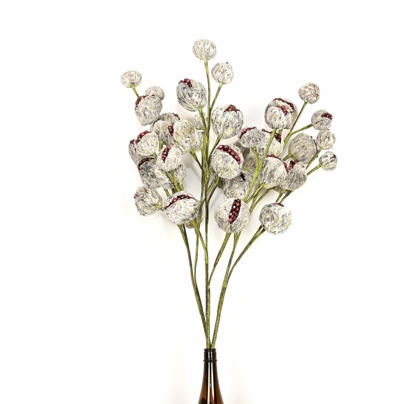 38 "branche de coquelicot artificielle pour remplissage de vase, long bouquet en vrac de ferme pour décorations de table de centre de table de bureau à domicile