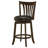 Marcella Wood Counter Height Swivel Bar Chair Dark Cherry-813847218