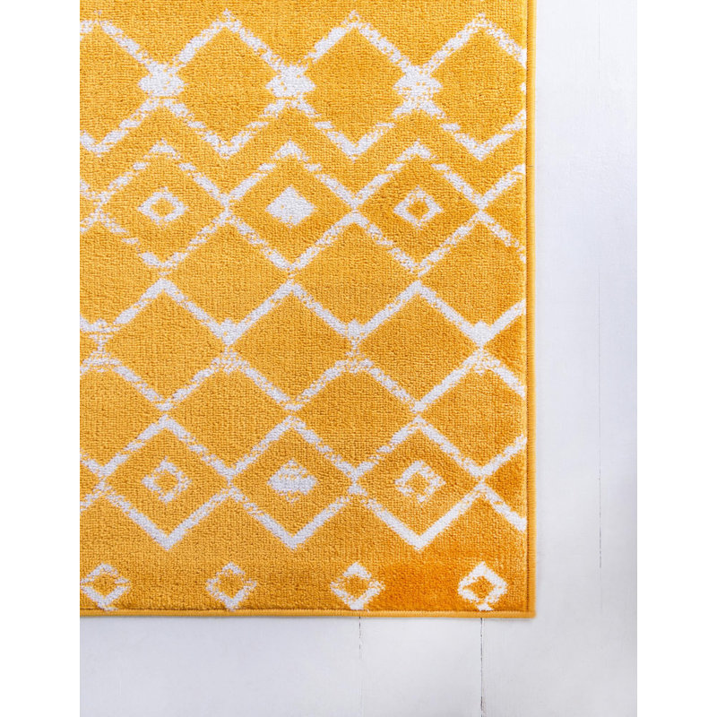Tapis marocain à treillis Alecto, Rectangle 5 pi 3 po x 8 pi
