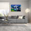 «Pasture Cow 2» par Carolee Vitaletti, art mural en verre acrylique-101650655
