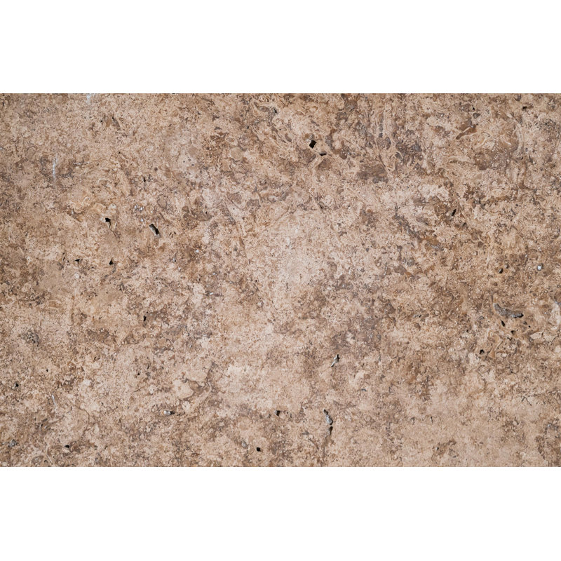 Carreau de terrain en travertin 16 po x 16 po Noche Travertine
