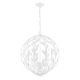 Broche 6 Light Candle Chandelier